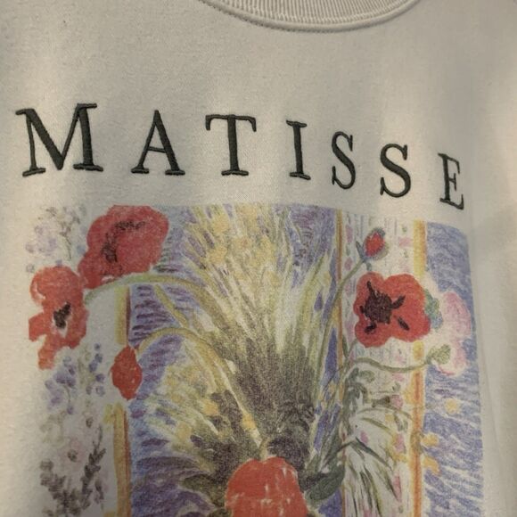 Abercrombie & Fitch Sweatshirt Pullover Matisse Poppy Soft A&F Collection Large - Picture 3 of 6